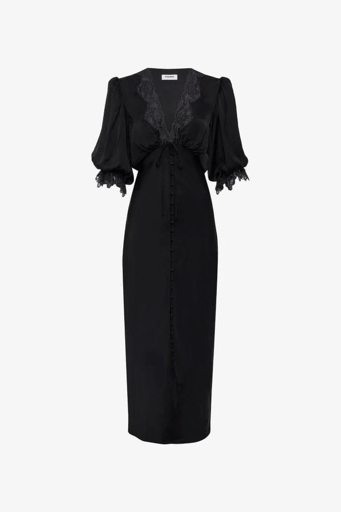 Honey Duster Maxi Dress Black