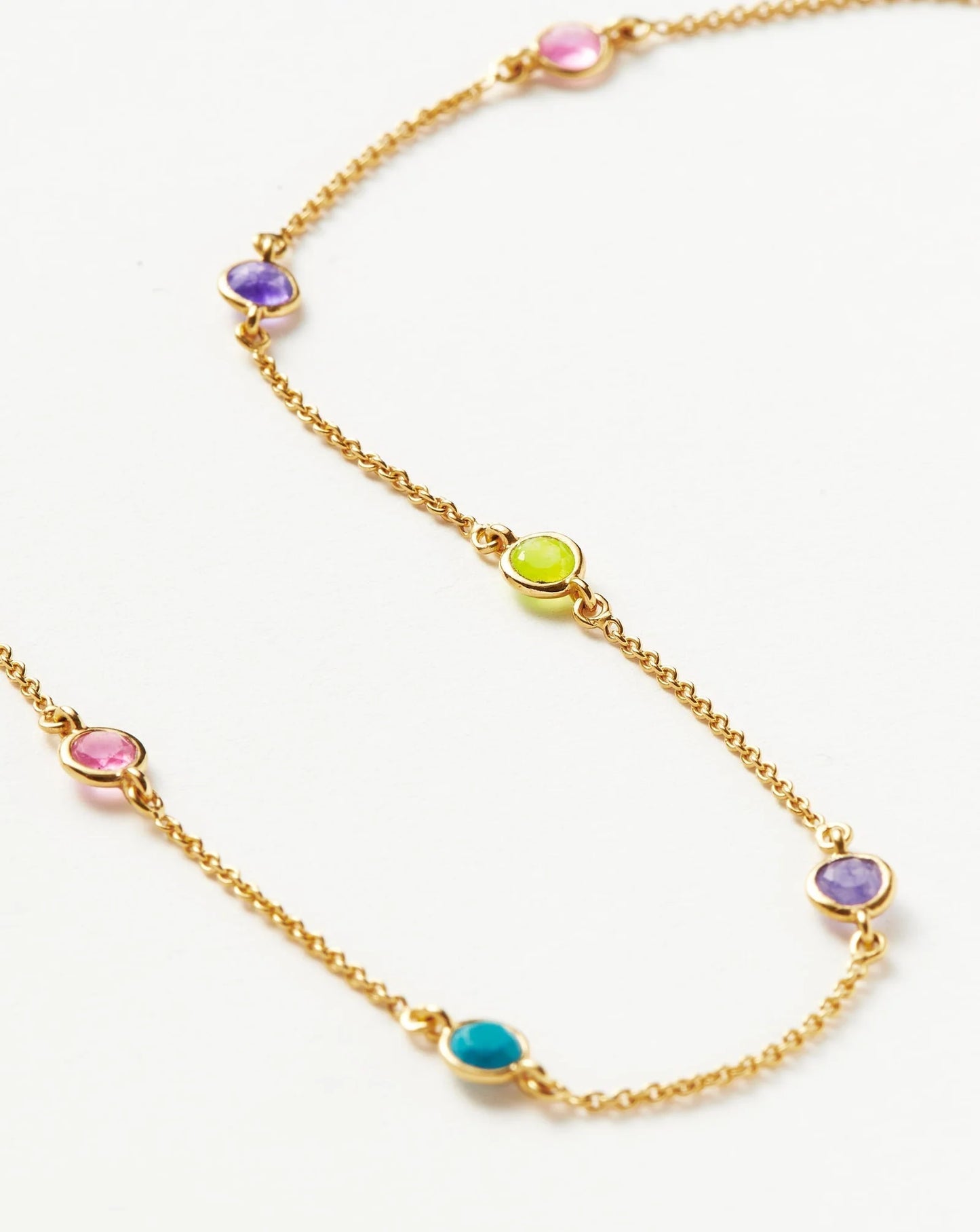 Hot Rox Multi Gemstone Choker Vermeil Gold