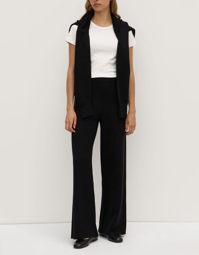 Anneta Knit Pant Black
