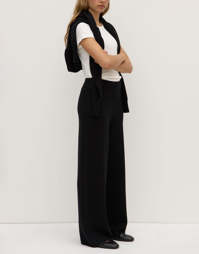 Anneta Knit Pant Black