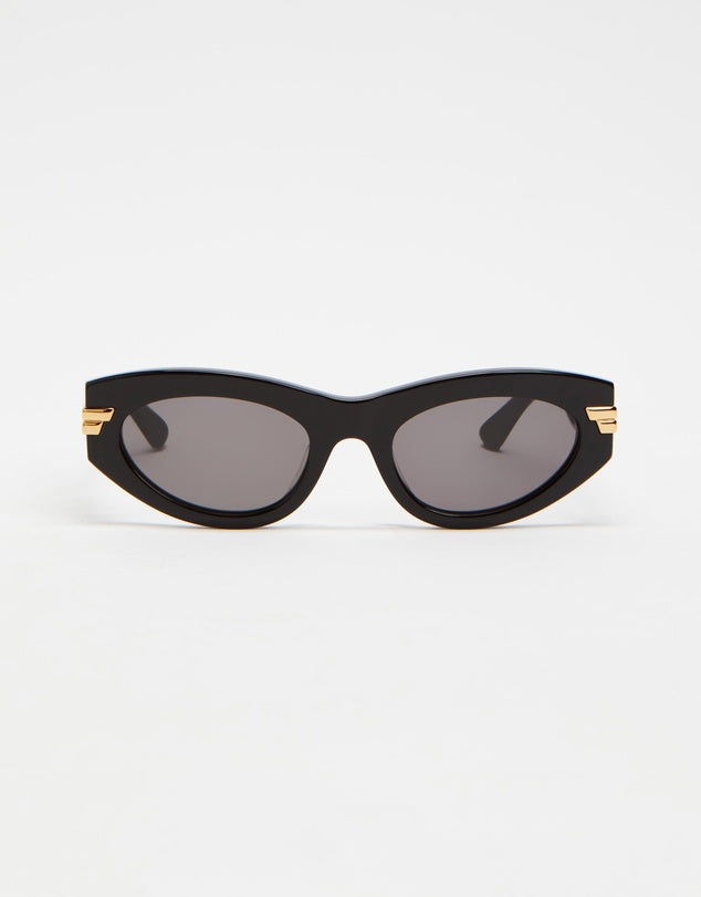 Bottega Veneta Cat-Eye Sunglasses Black BV1189S001