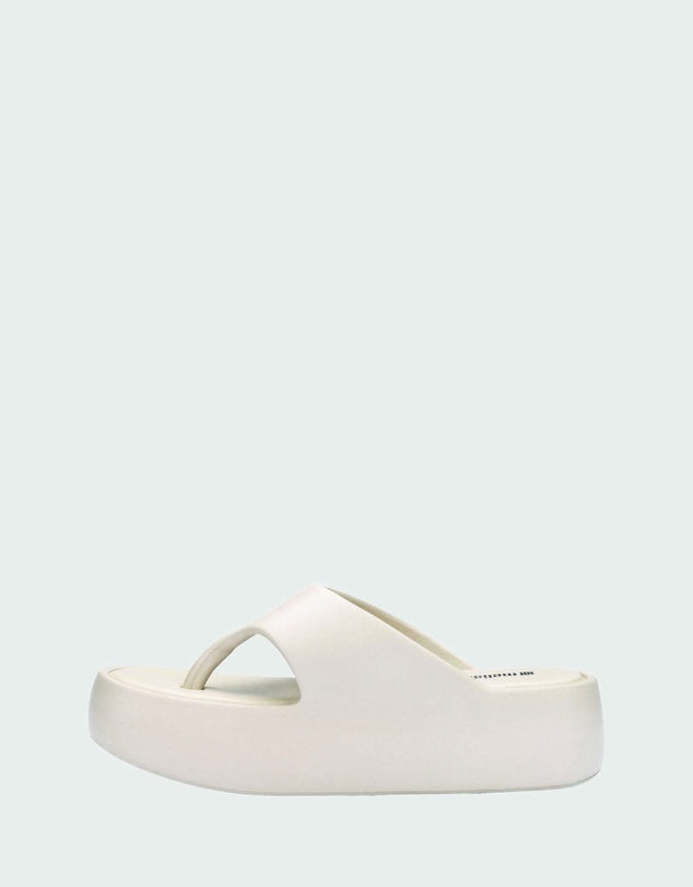 Melissa Free Platform Thong Beige
