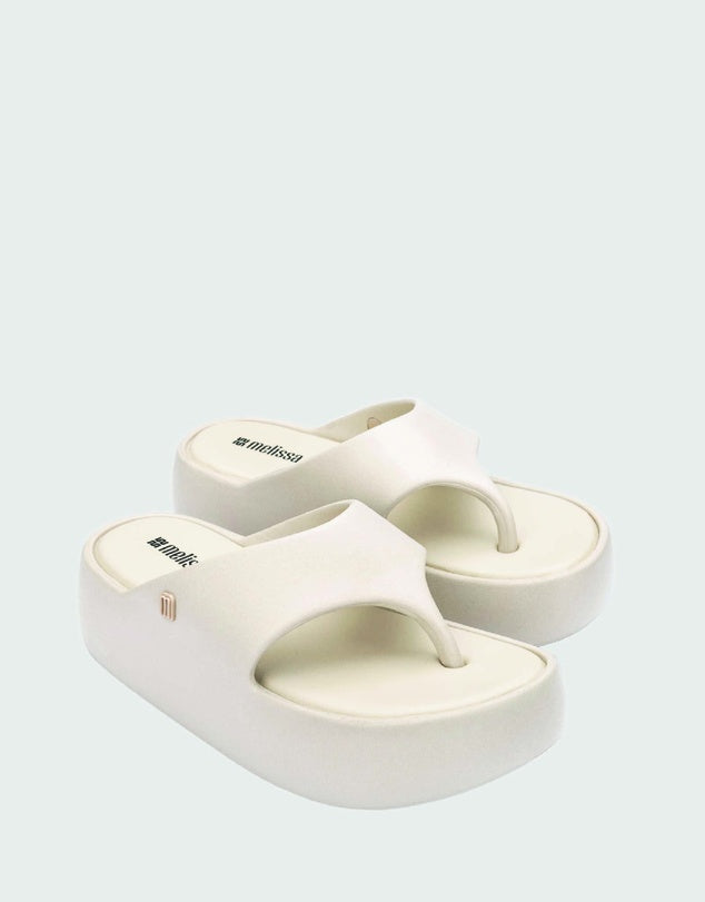 Melissa Free Platform Thong Beige