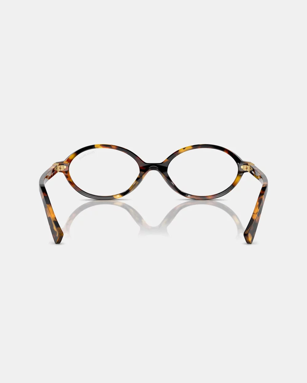 Miu Miu 0MU 04ZSF Oval Glasses Havana