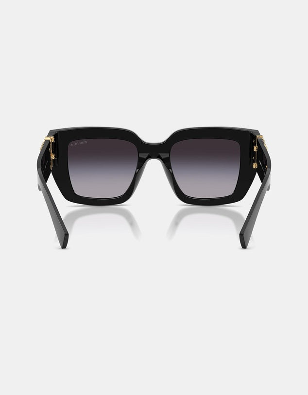 Miu Miu Oversized Sunglasses 0MU B05SF Black