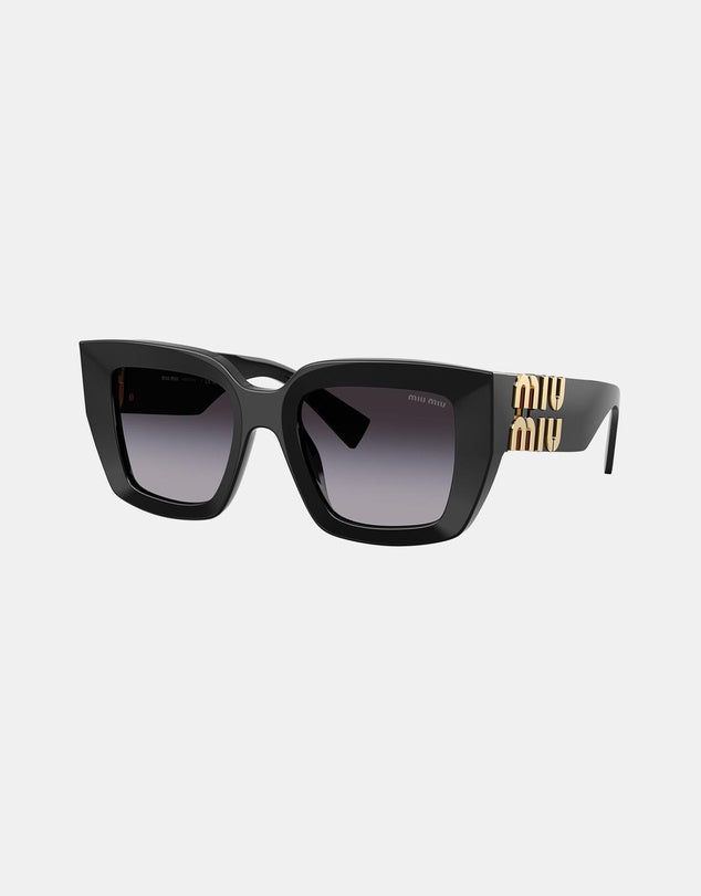 Miu Miu Oversized Sunglasses 0MU B05SF Black