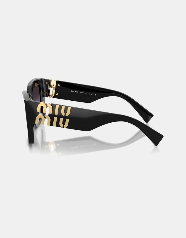 Miu Miu Oversized Sunglasses 0MU B05SF Black