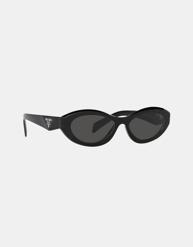 Prada Oval Sunglasses Black 0PR 26ZS