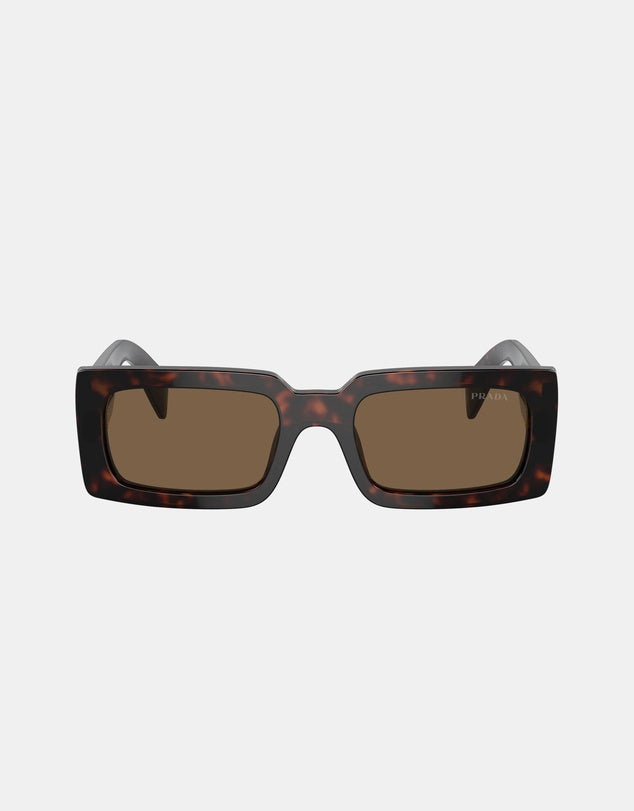 Prada Square Sunglasses Tortoise 0PR A07S