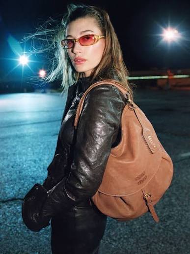 Miu Miu Runaway Sunglasses 0MU C07SU Transparent yellow