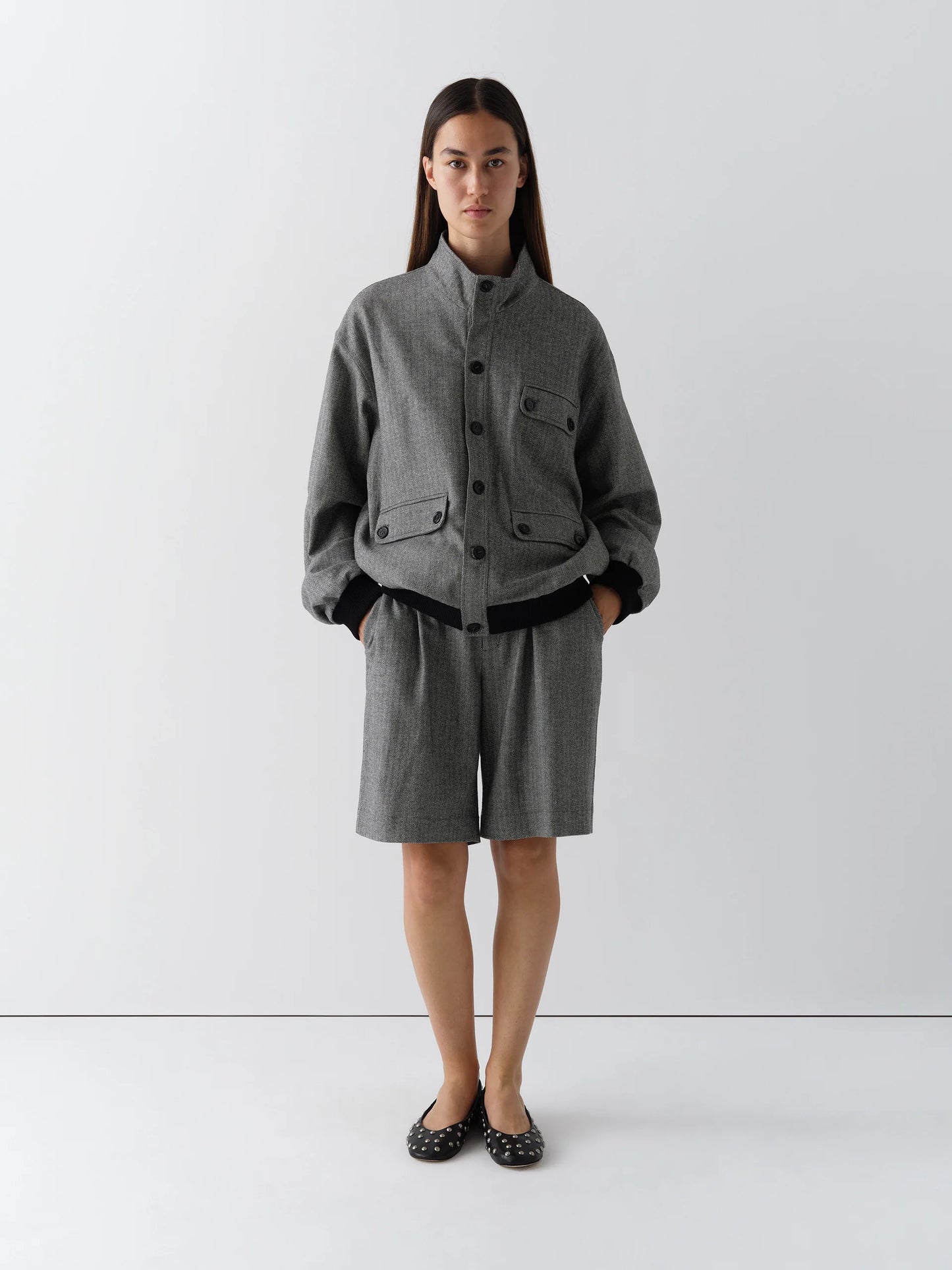 Kirk Shorts Grey Beige