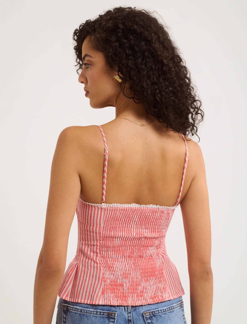 Lemon Grove Top Sundown Stripe