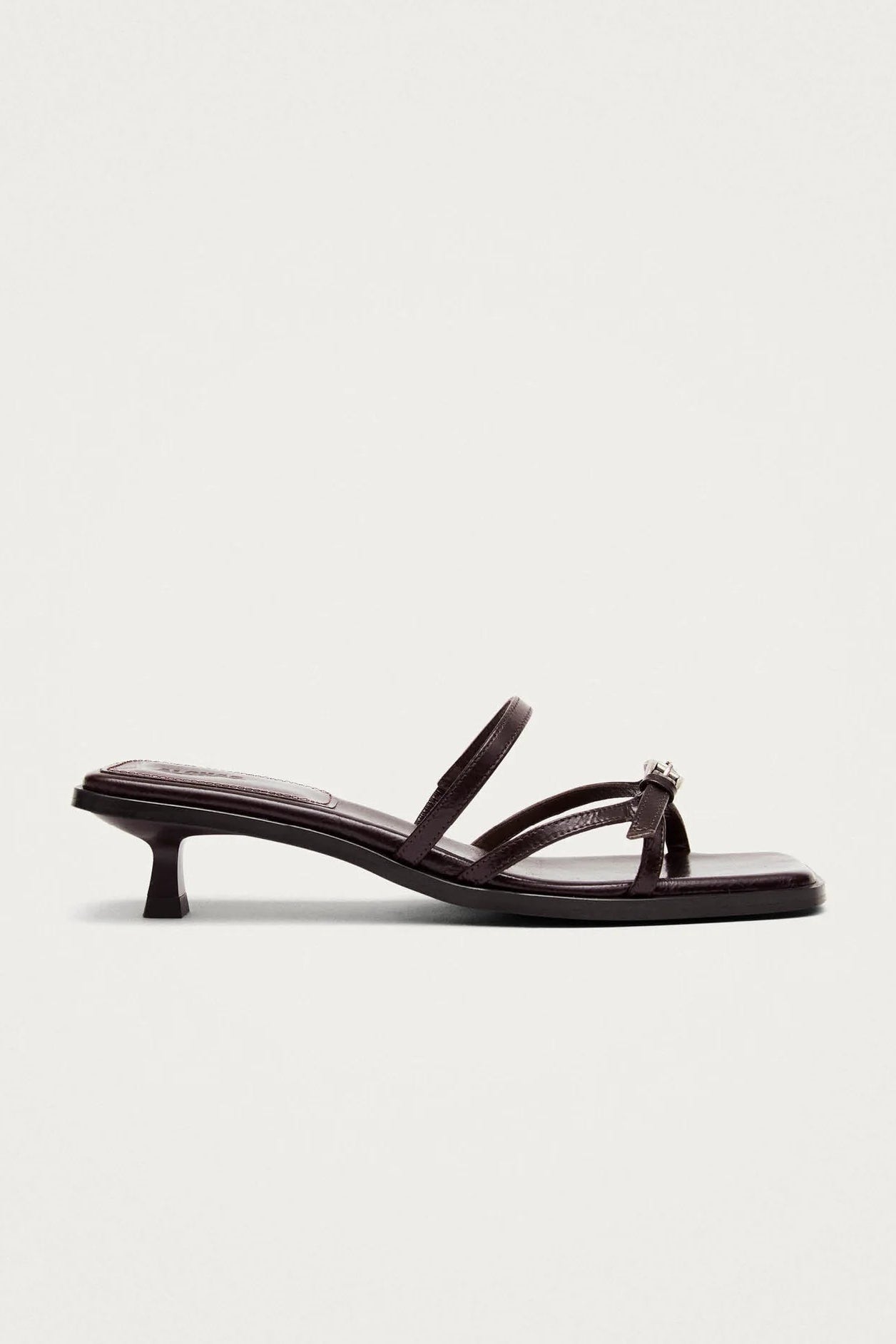 Liko Rift Dark Brown Leather Sandals