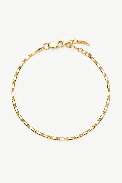 Lucy Williams Horizon Link Chain Bracelet Vermeil Gold