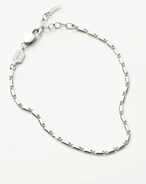 Lucy Williams Horizon Link Chain Bracelet Sterling Silver