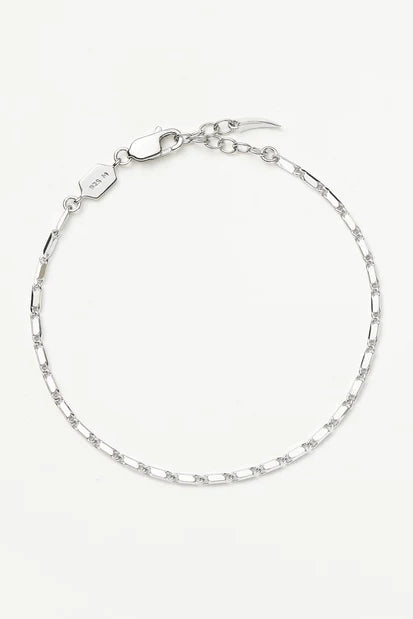Lucy Williams Horizon Link Chain Bracelet Sterling Silver