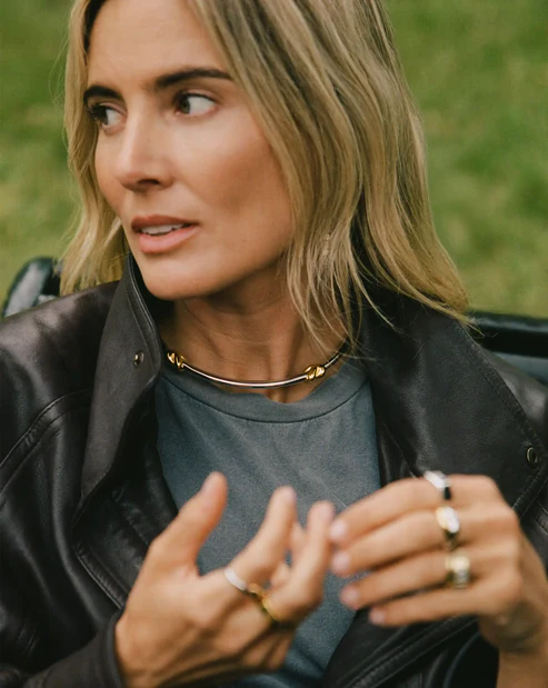 Lucy Williams Knot Torque Necklace