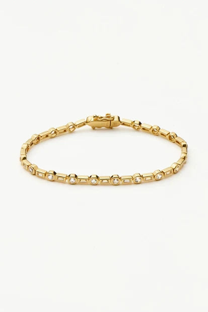 Lucy Williams Tennis Bracelet Gold