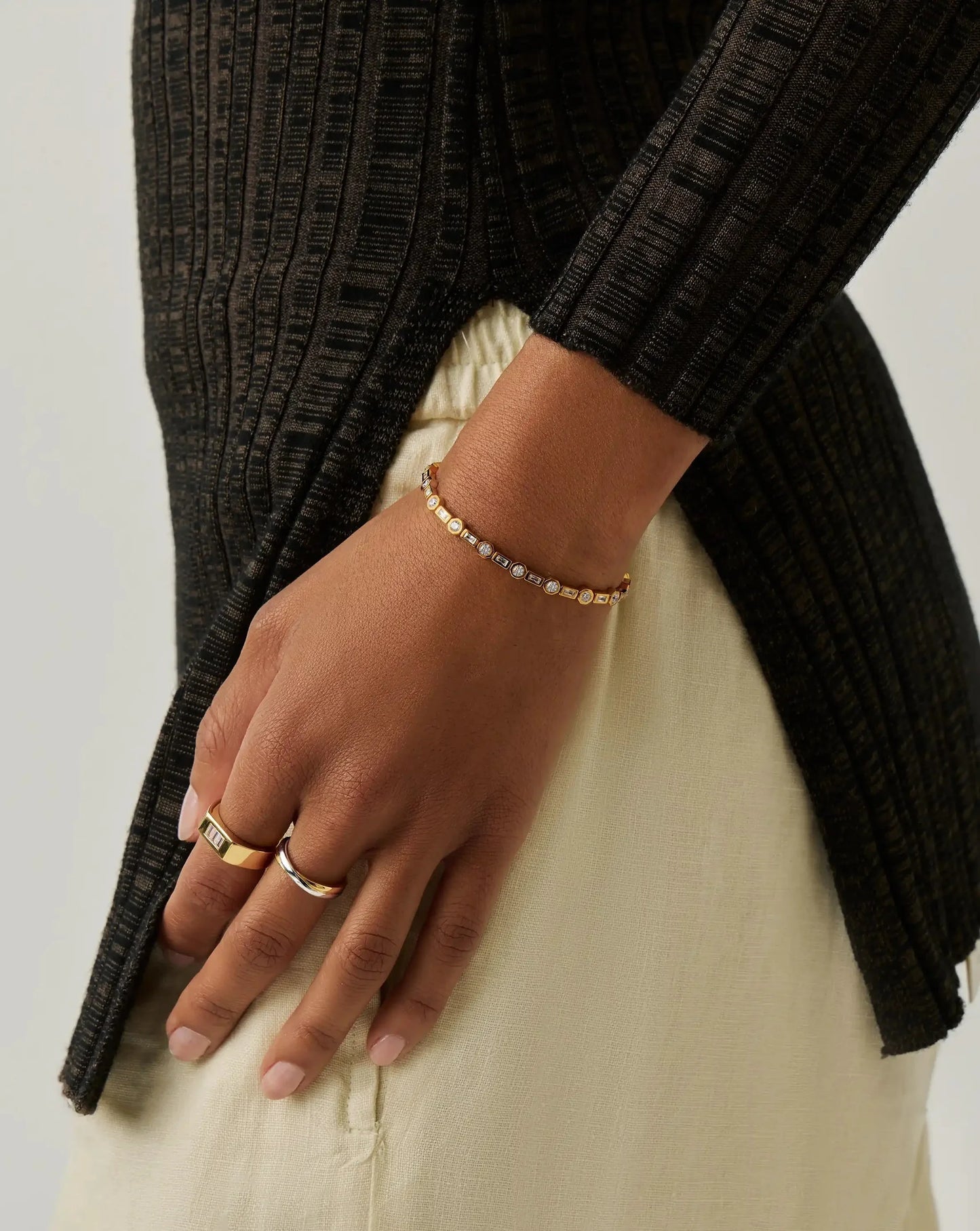 Lucy Williams Tennis Bracelet Gold