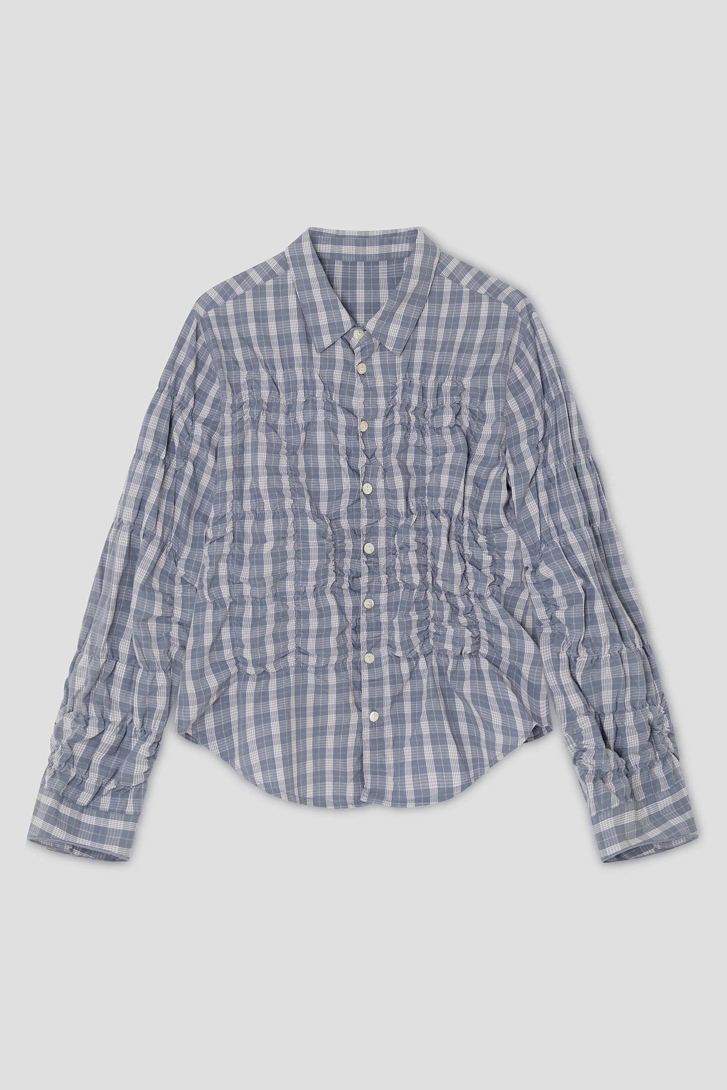 Gimaguas Lupa Shirt Blue Check