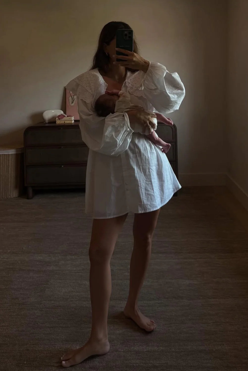 Harrie Mini Dress Ivory