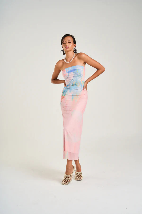 Strapless Mesh Dress Meduse