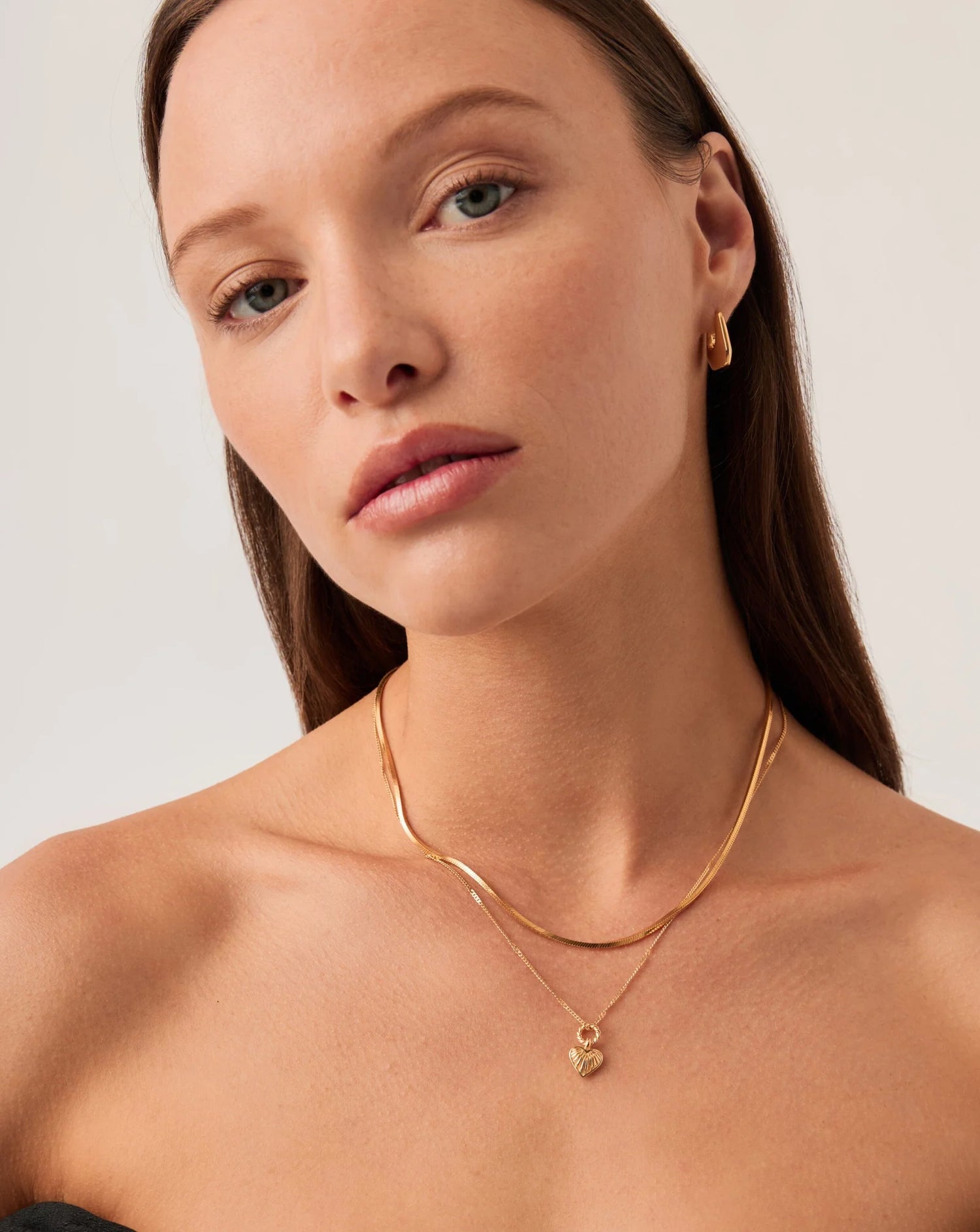 MISSOMA Mini Ridge Heart Necklace - Laneway Boutique MISSOMA Mini Ridge Heart Necklace - Laneway Boutique