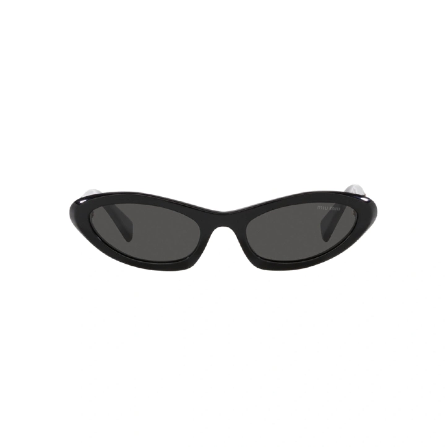 Miu Miu Oval Sunglasses Black 0MU 09YS