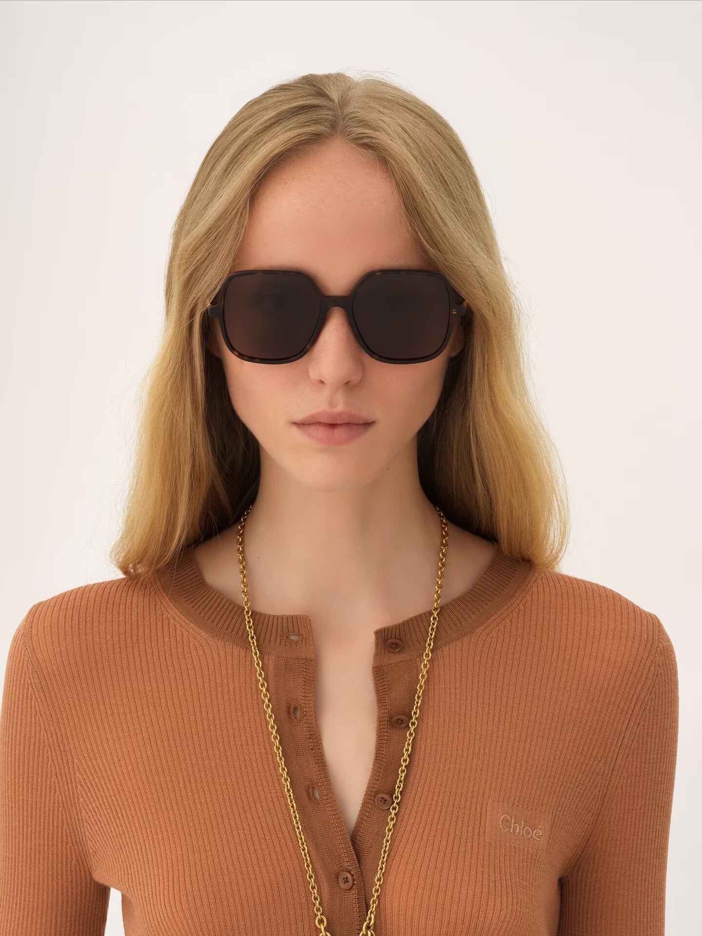 Chloe Judy Sunglasses CH0362S002 Havana