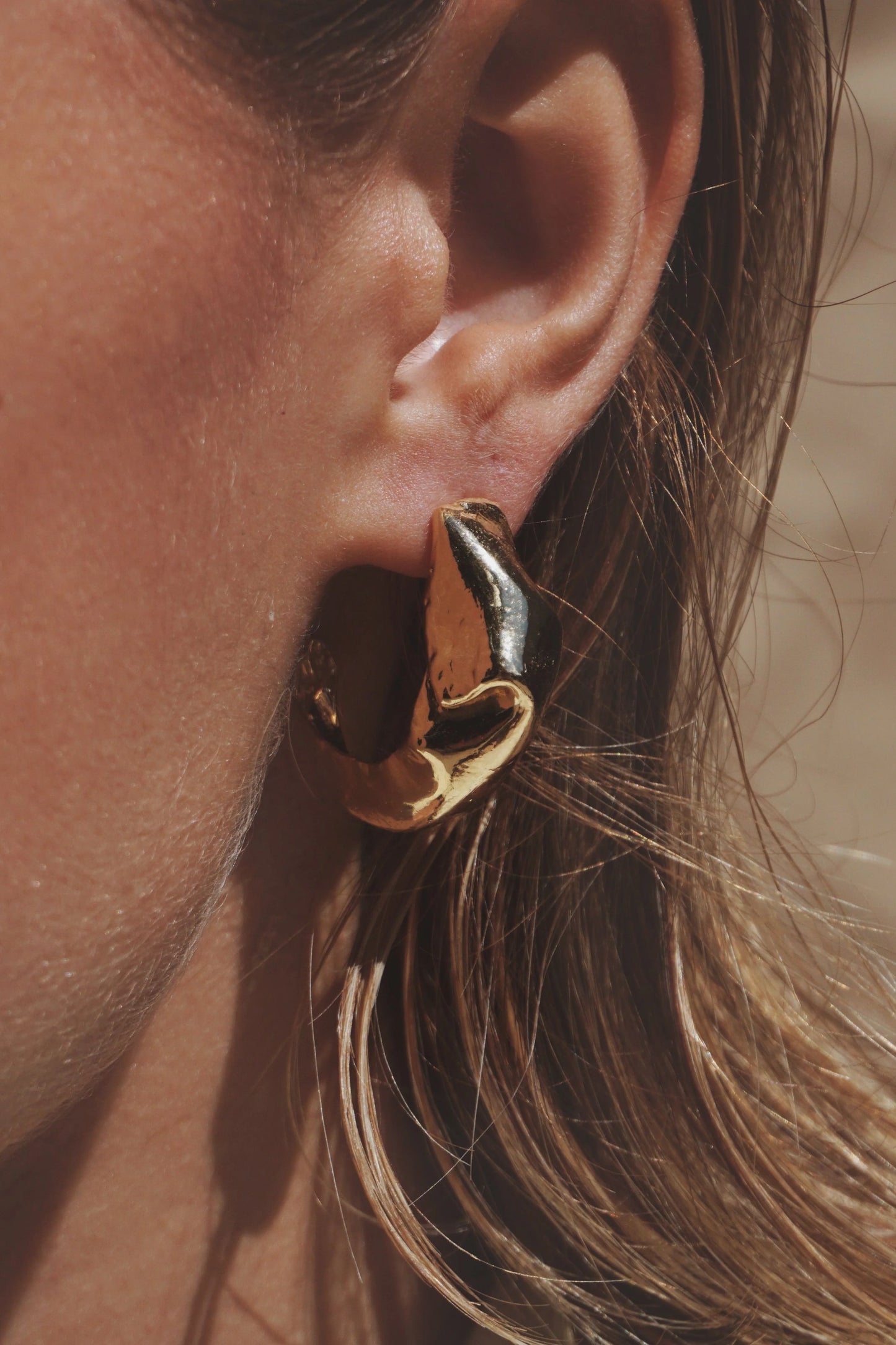 Otto Earrings Gold