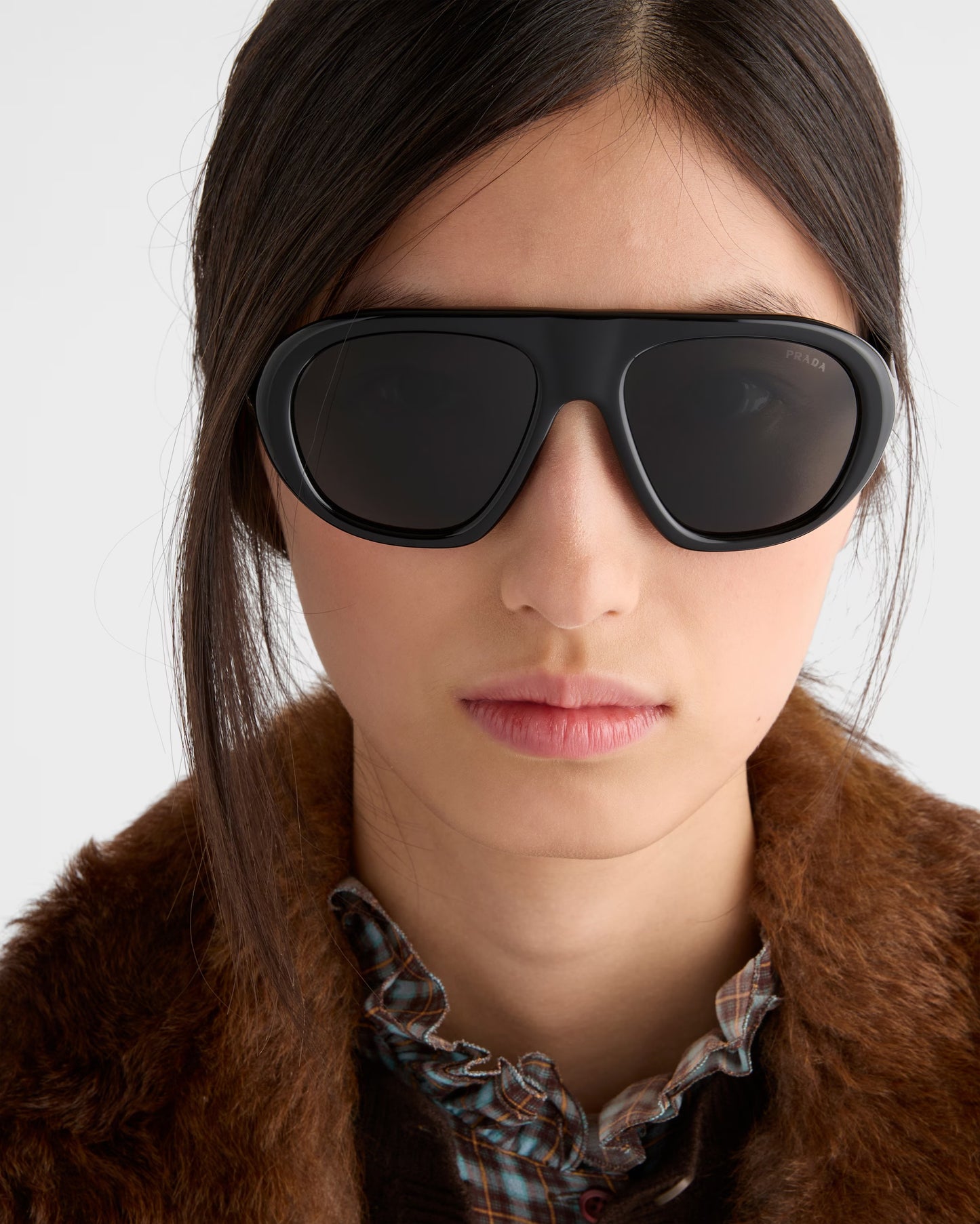 Prada Oversized Sunglasses Black 0PR C05S