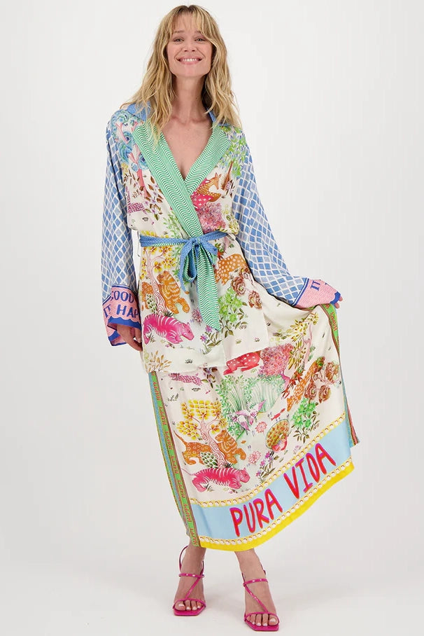 Lucia Kimono Belted Jacket Pura Vida
