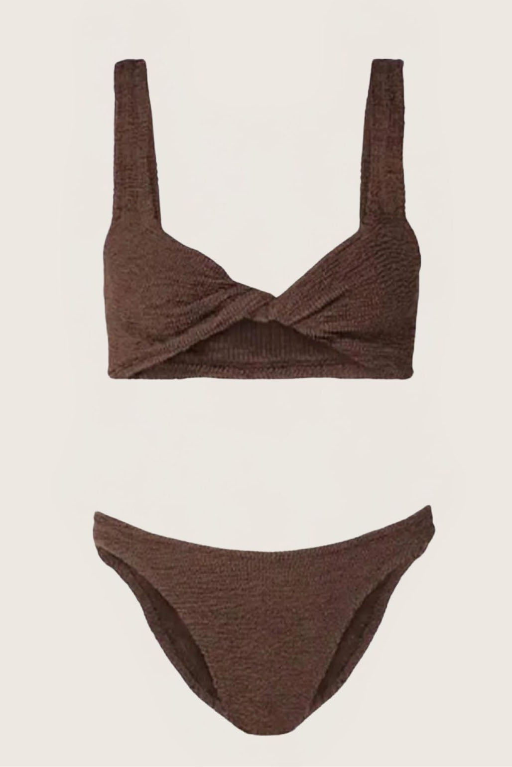 Juno Bikini Metallic Chocolate