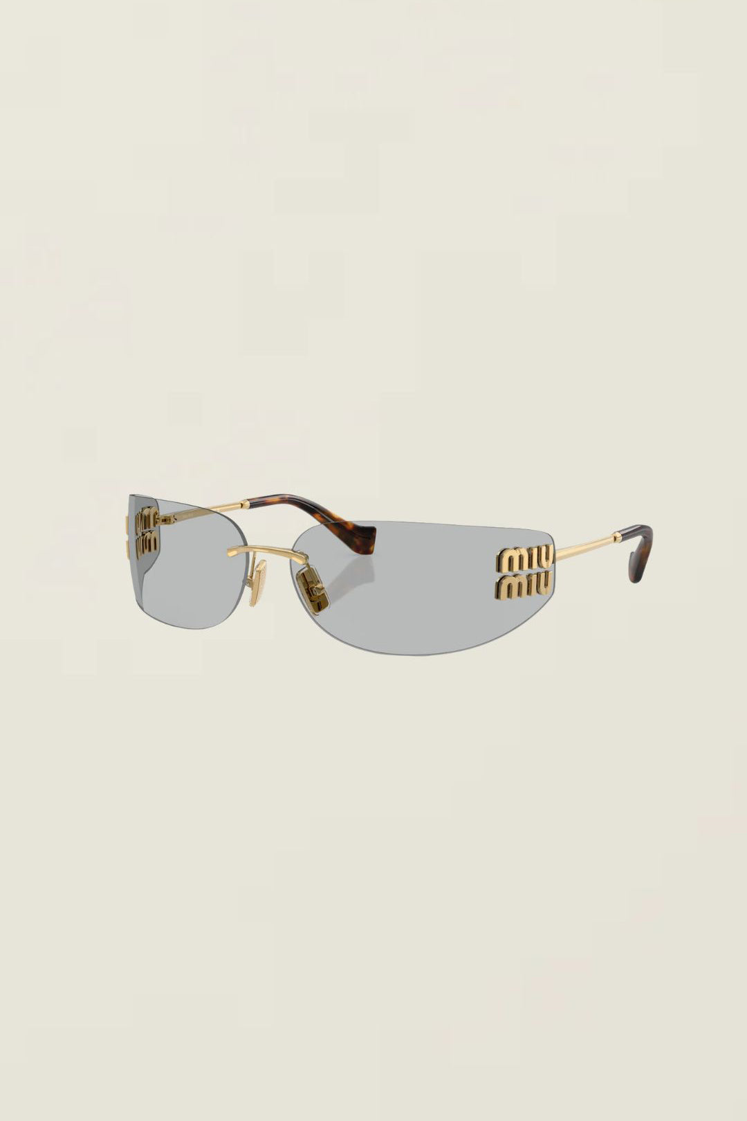 Miu Miu 0MU A51S Sunglasses Light Grey