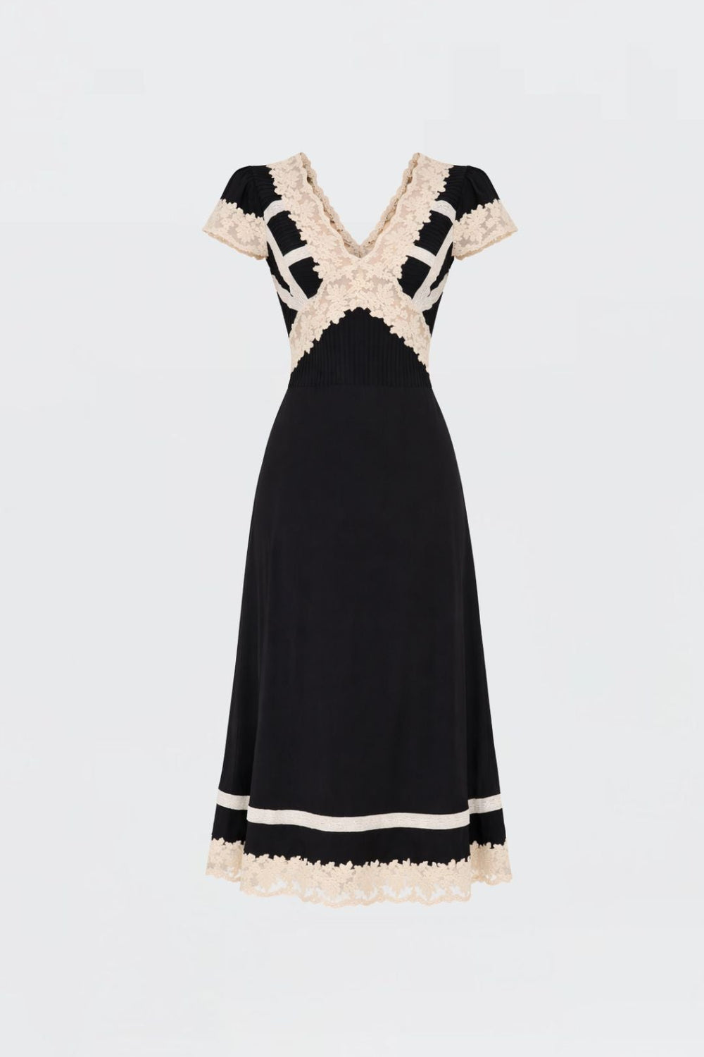white christmas dresses Rixo Edina Cotton Midi Dress Mira Embroidery Powder Blue