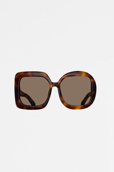 Jacquemus CARRE ROND JAC/10 C2 Sunglasses Havana Geometric Frame, Brown Lenses Jacquemus | Accessories | Jacquemus Carre Rond Jac C2  main image 3