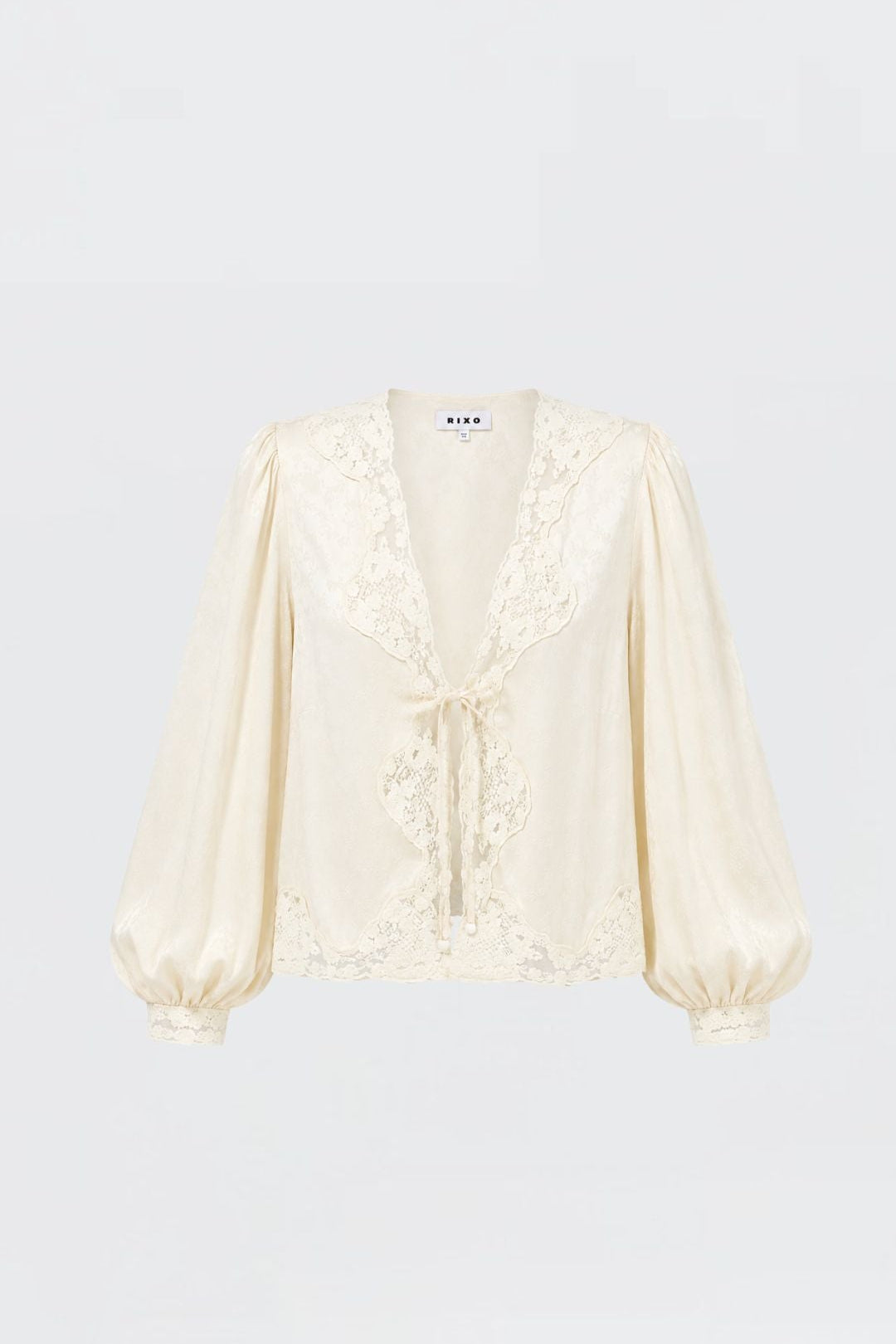 Rixo Tove Top Foral Trail Jacquard