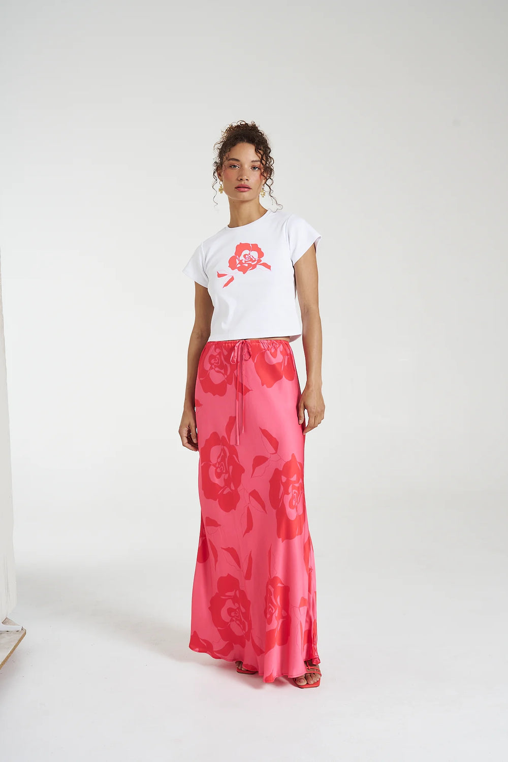 Maxi Bias Skirt Rose By Any Other Name