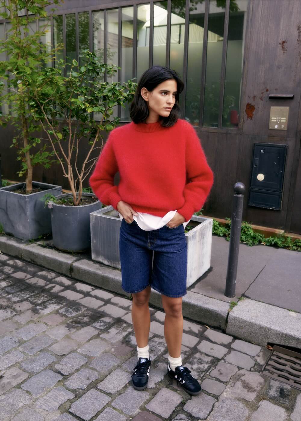 Jane Mohair Sweater Red