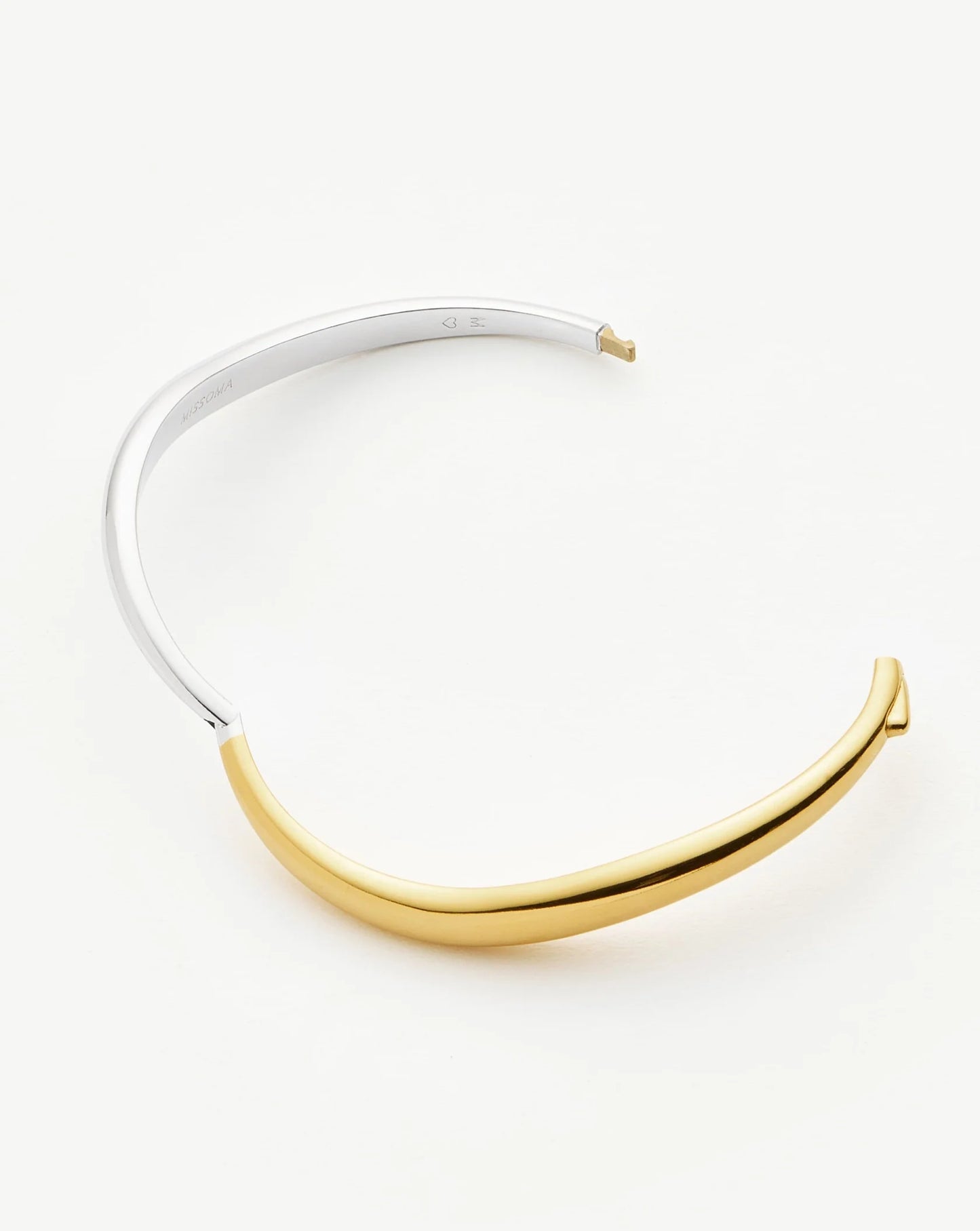 Missoma Savi Signature Hinged Bangle Mixed