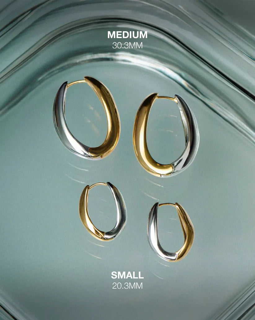 Savi Signature Small Hoops Mix Metals
