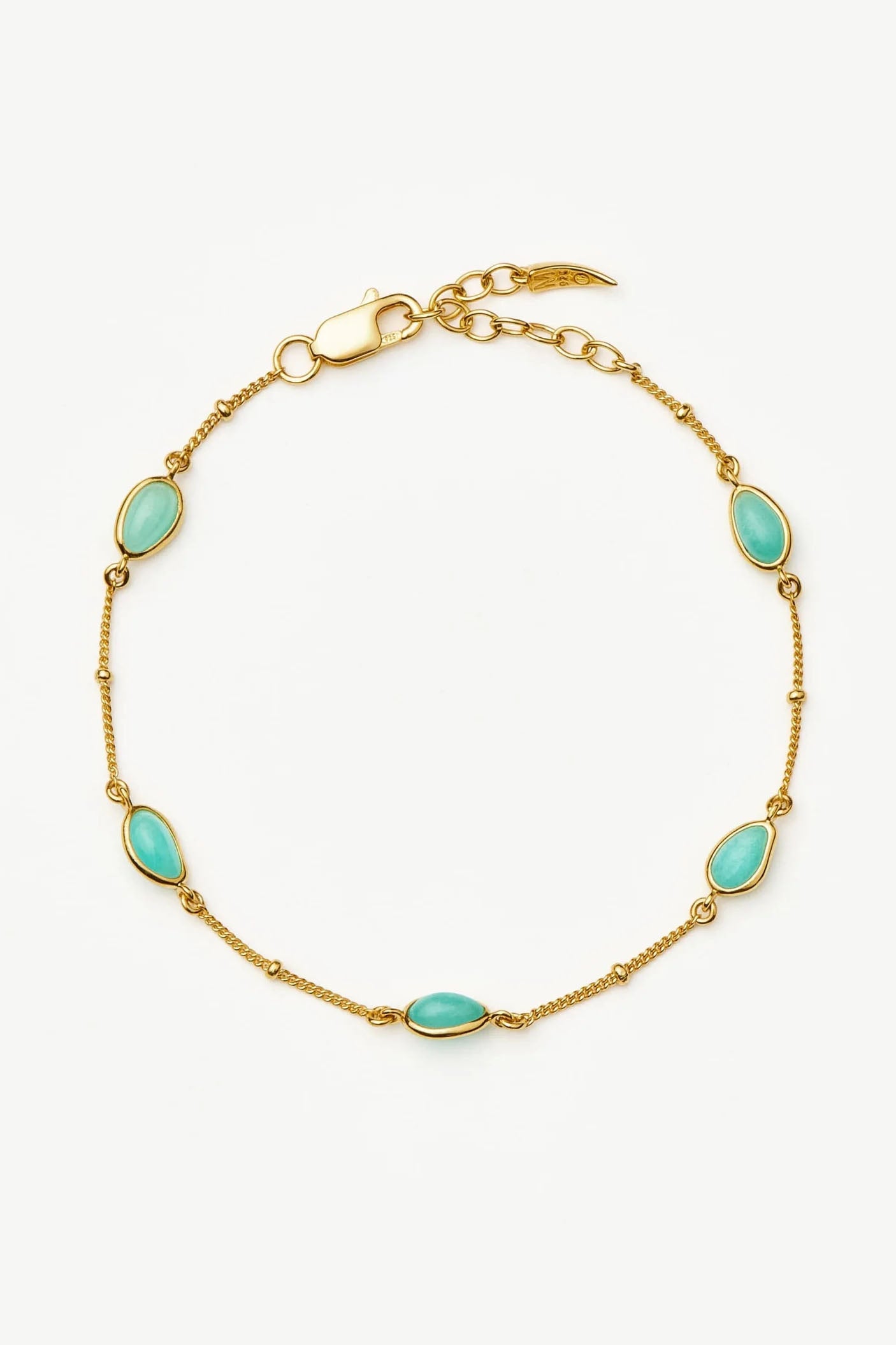 Magma Gemstone Charm Bracelet Amazonite