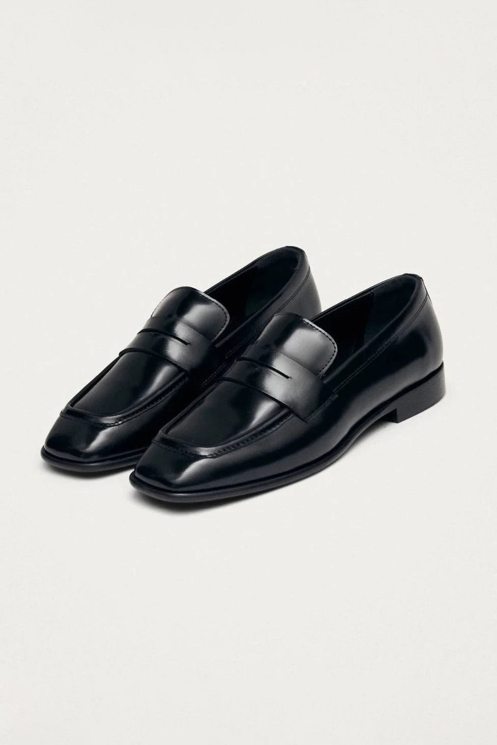 Zaha Leather Loafers Black