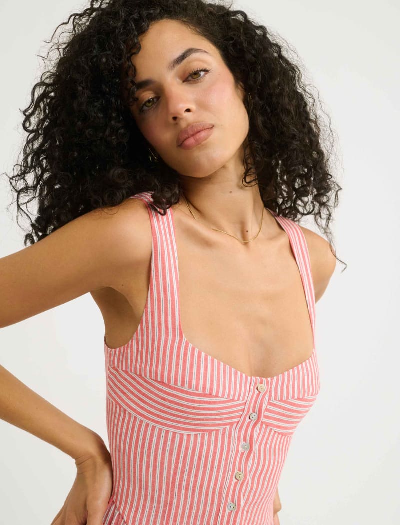 Sunwashed Romper Sundown Stripe