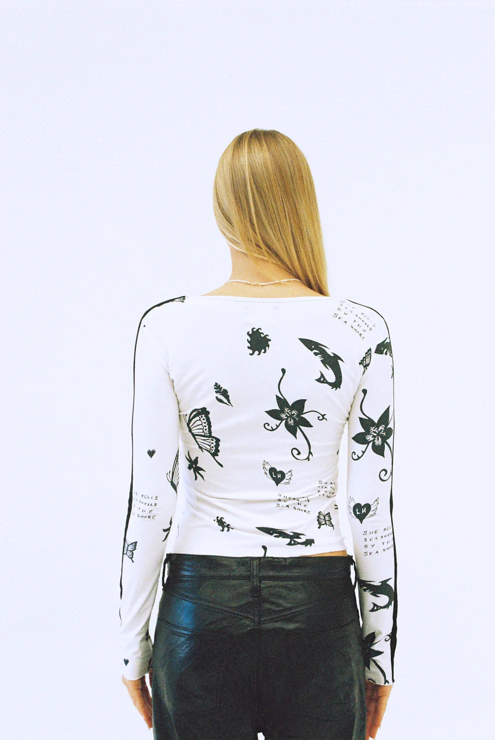 Lottie Tatto Top White