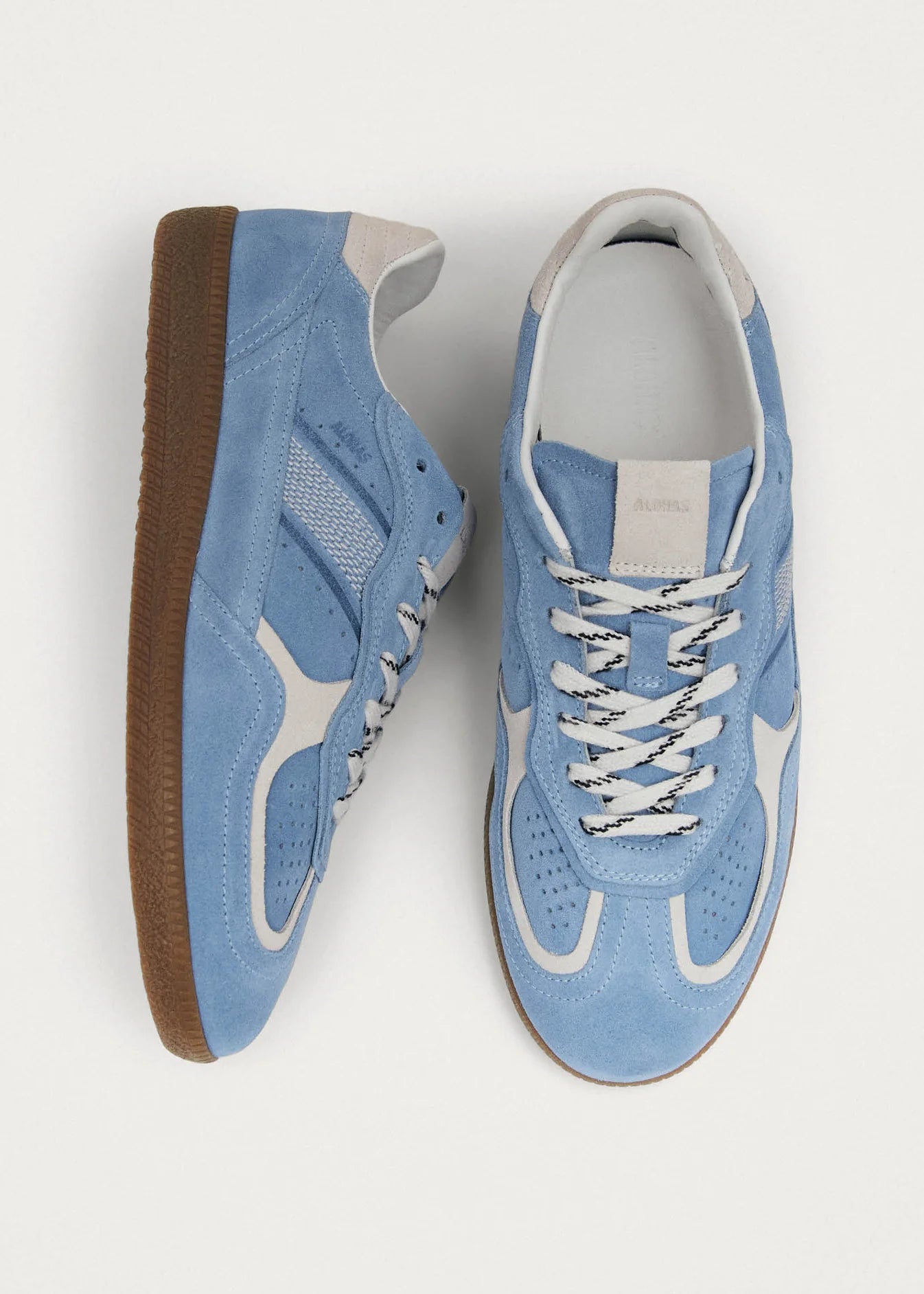 Tb 490 Rife Cornflower Blue Cream Leather Sneakers