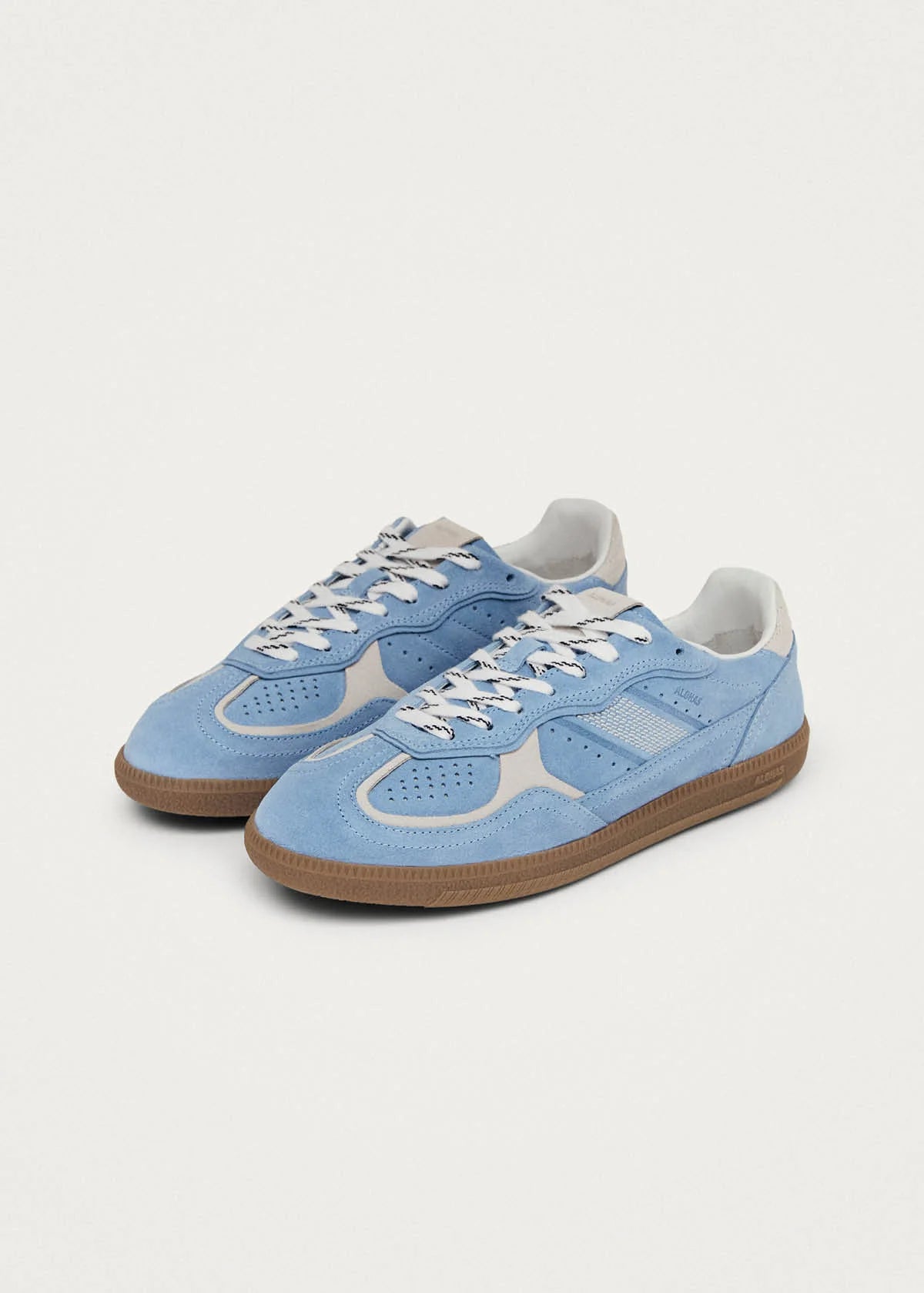 Tb 490 Rife Cornflower Blue Cream Leather Sneakers