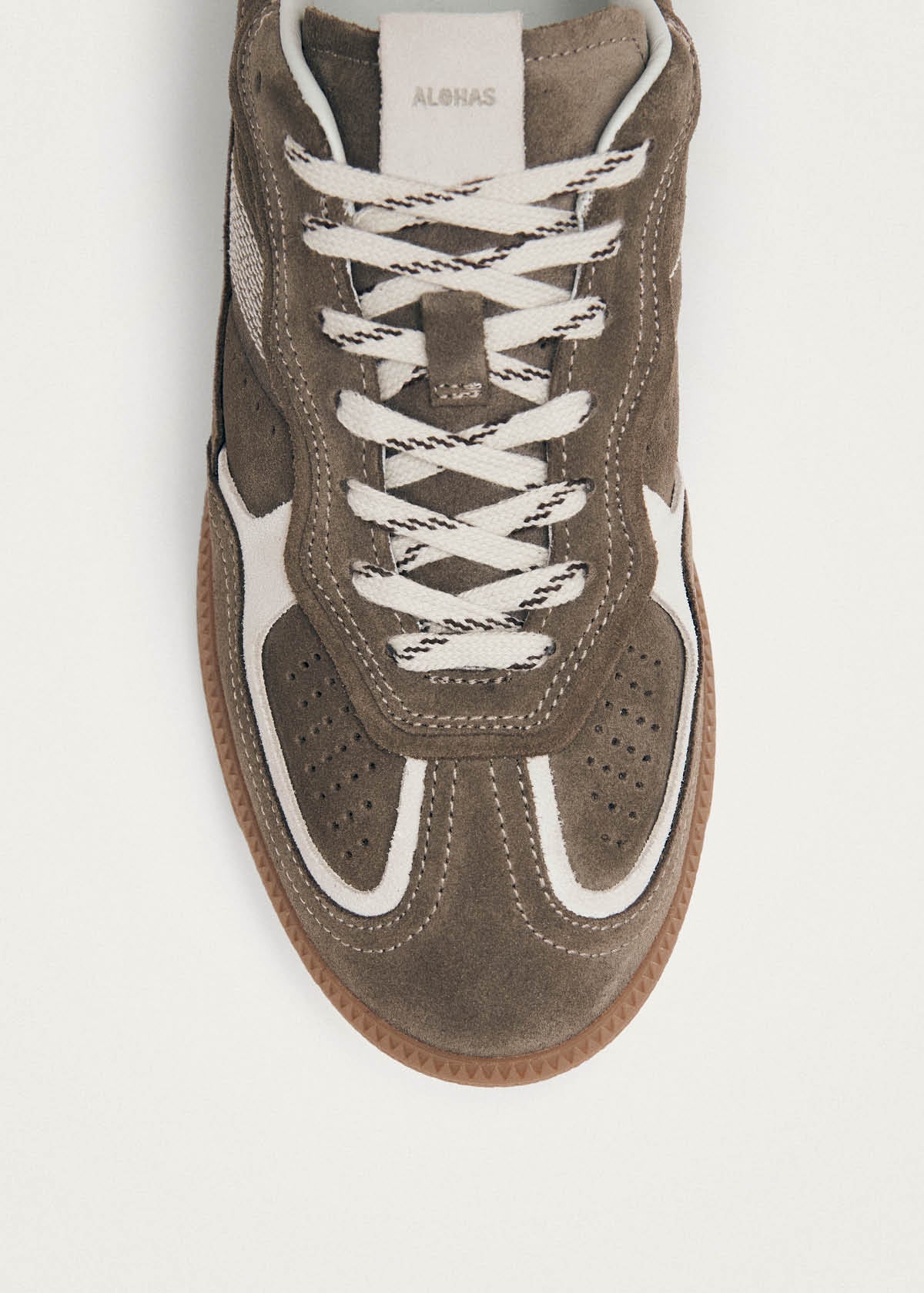 Tb.490 Rife Taupe Leather Sneakers