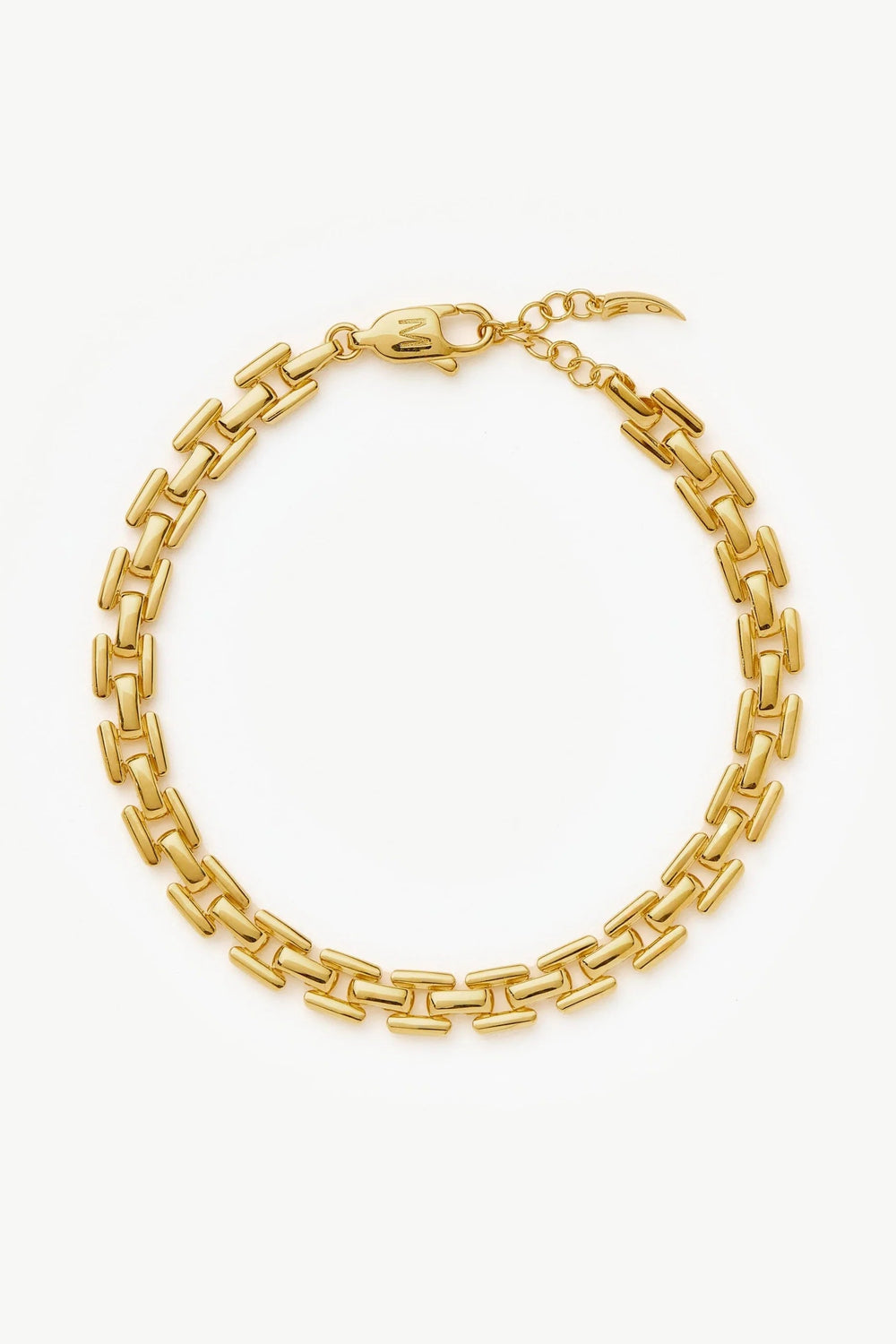 Timepiece Link Chain Bracelet Gold