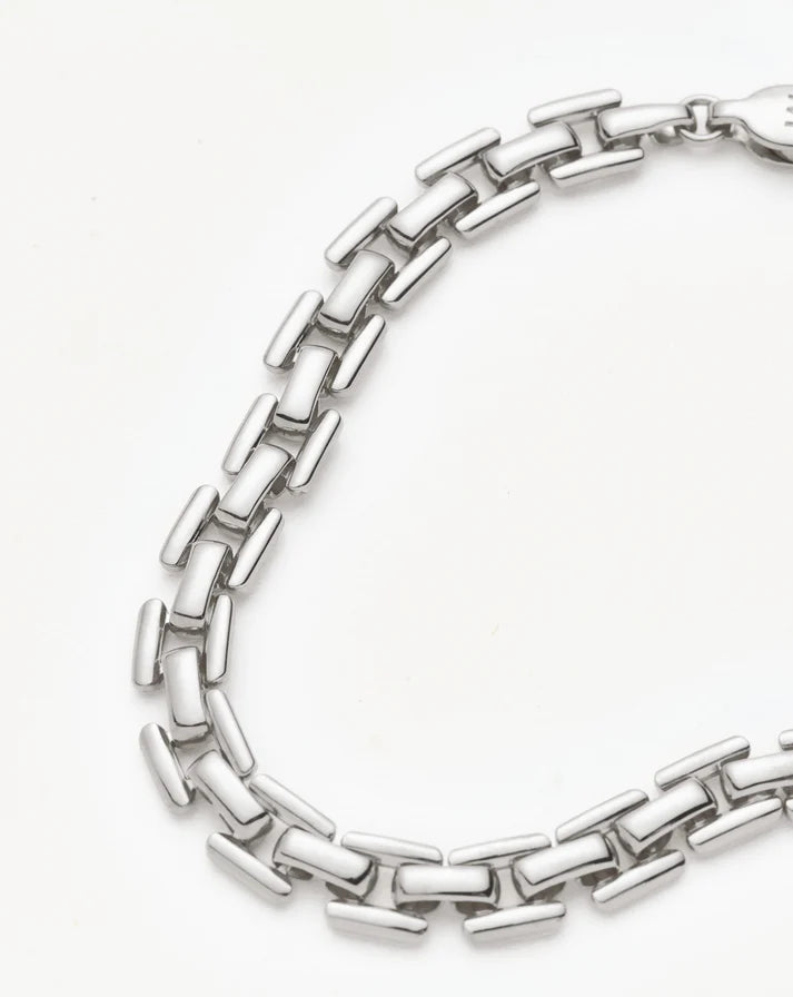 Timepiece Link Chain Sterling Silver Silver